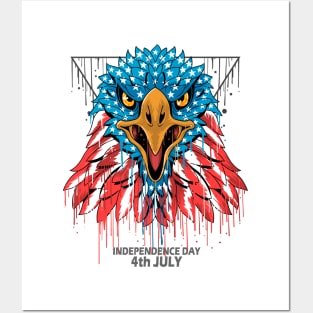 eagle head USA American Posters and Art